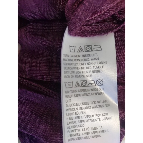 susan graver Wine Foil Liquid Knit Cardigan Camisole 2 Piece Set Size 3X - Picture 8 of 8